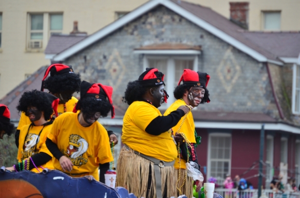 Happy Mardi Gras Day!  Krewe of Zulu 2013 from the Hotel Modern.