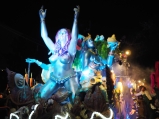 Krewe of Muses for Mardi Gras 2016 at Magazine Street. New Orleans , LA