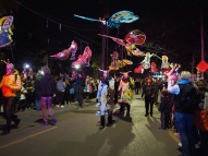 Krewe of Muses for Mardi Gras 2016 at Magazine Street. New Orleans , LA