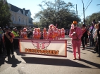 Krewe of Mid-City and Thoth down St. CHarles Ave. Mardi Gras 2016. New Orleans, LA